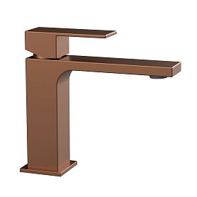 Смеситель Vincea Cube VBF-1C01BC для раковины, цвет брашированная медь - фото 1