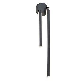Декоративная подсветка Arte Lamp Dabih A2019AP-36BK, арматура черный, плафон акрил белый - фото 1