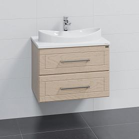 Тумба под раковину Санта Венера 70 подвесная, цвет бежевый дуб  - фото 1