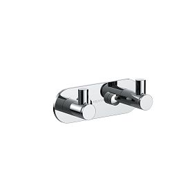 Крючок Акватек Европа AQ4102CR, двойной, цвет хром - фото 1