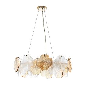 Подвесная люстра Arte Lamp Mallika A4077SP-7GO, арматура золото, плафон стекло прозрачное - фото 1
