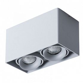 Точечный светильник Arte Lamp Pictor A5654PL-2GY, арматура цвет серый, плафон/абажур металл, цвет серый - фото 1
