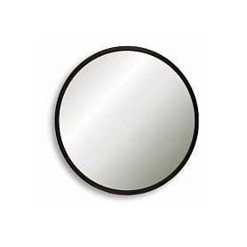 Зеркало Mixline Ренуар D40 40x40, цвет черный - фото 1