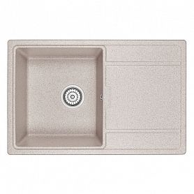 Кухонная мойка Granula GR-7804 CL 78x50, с крылом, цвет классик - фото 1