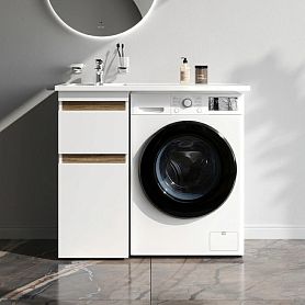 Мебель для ванной AM.PM X-Joy, с тумбой 37 см, цвет белый / светлое дерево - фото 1