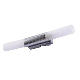 Подсветка для зеркал Arte Lamp Aqua-Bastone A2470AP-2CC, арматура хром, плафон стекло белое - фото 1