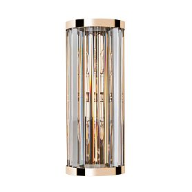 Настенный светильник Arte Lamp Fortuna A1069AP-2GO, арматура золото, плафон хрусталь прозрачный - фото 1
