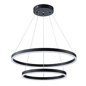 Подвесная люстра Arte Lamp Siren A2548SP-75BK, арматура черная, плафон  белый - фото 1