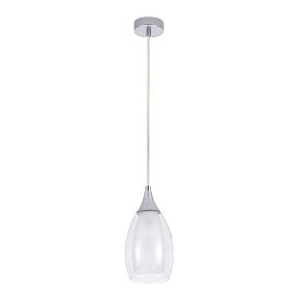 Подвесной светильник Arte Lamp Barry A7951SP-1CC, арматура хром, плафон стекло белое - фото 1