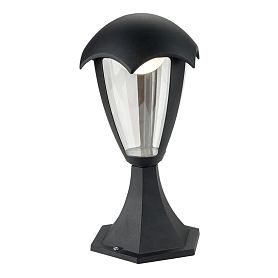 Ландшафтный светильник Arte Lamp Henry A1661FN-1BK, арматура черная, плафон пластик прозрачный - фото 1
