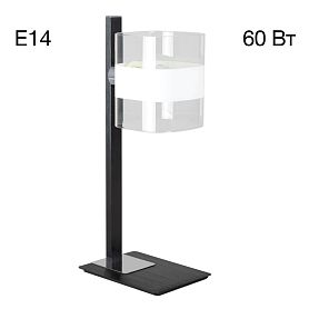 Настольный светильник Citilux Вирта CL139812, арматура черная, плафоны стекло прозрачное - фото 1