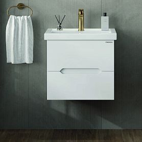 Тумба под раковину Оника Айленд 50.13, цвет белый - фото 1