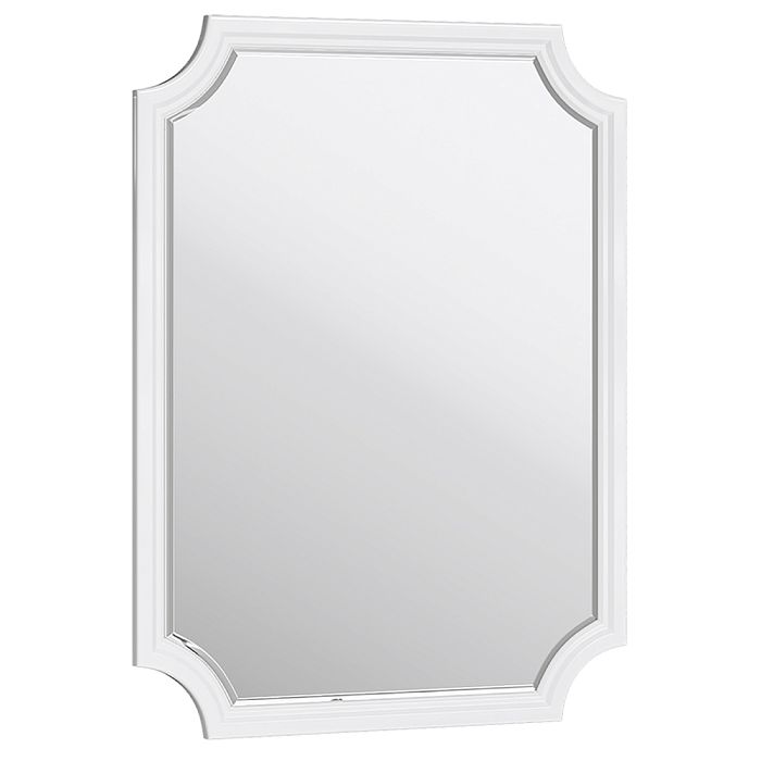 Зеркало Aqwella La Donna 72x95, цвет белый