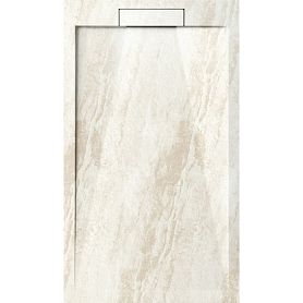Поддон Esbano Luxe ESP-LM128DR 120x80, искусственный камень, цвет  мрамор бежевый - фото 1