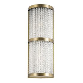 Настенный светильник Arte Lamp Albali A1063AP-2AB, арматура античная бронза, плафон прозрачный - фото 1