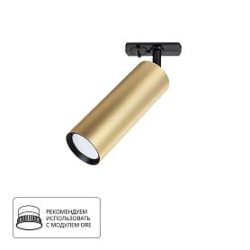 Трековый светильник Arte Lamp Beid A1515PL-1SG, арматура матовое золото  - фото 1