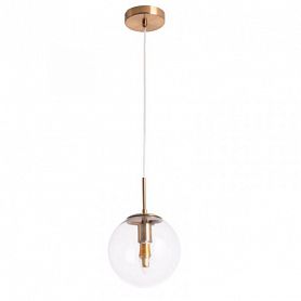 Подвесной светильник Arte Lamp Volare A1920SP-1AB, арматура цвет бронза, плафон/абажур стекло, цвет прозрачный - фото 1