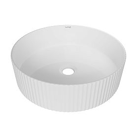 Раковина Mixline Wave Solo 40x40 накладная, цвет белый - фото 1