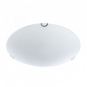 Настенно-потолочный светильник Arte Lamp Plain A3720PL-2CC, арматура цвет хром, плафон/абажур стекло, цвет белый - фото 1