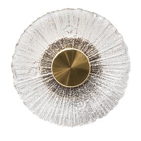 Настенный светильник Arte Lamp Cherish A2097AP-12GO, арматура золото, плафон стекло прозрачное - фото 1