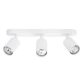 Спот Arte Lamp Aquarius A3226PL-3WH, арматура белая, плафон алюминий белый - фото 1