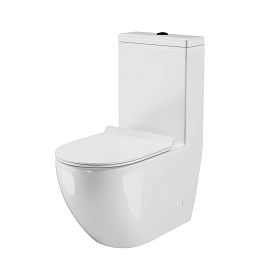 Унитаз Grossman Style GR-4496 S напольный, с сиденьем микролифт, цвет белый глянцевый - фото 1