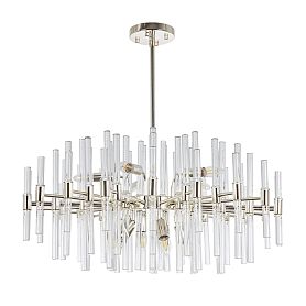 Подвесная люстра Arte Lamp Matilda A1064PL-12CC, арматура хром, плафон стекло прозрачное - фото 1