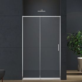 Душевая дверь Vincea Soft 2 VDS-3SO2 140x200, стекло прозрачное, профиль хром - фото 1