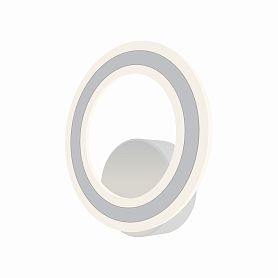 Бра Citilux Сента CL237B410, арматура белая, плафоны металл / полимер белый - фото 1