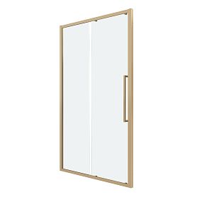 Душевая дверь Grossman Cosmo 100.K33.02.100.32.00 100х195, стекло прозрачное, профиль золото сатин - фото 1