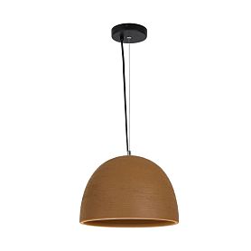 Подвесной светильник Arte Lamp Cento A7082SP-1BJ, арматура черный, плафон керамика бежевая - фото 1