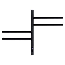 Полотенцесушитель Vincea VTD-1S1CBE 43x60 электрический, цвет черный матовый - фото 1