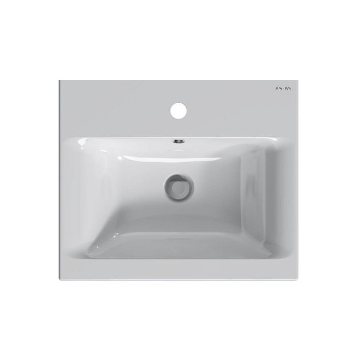 Раковина AM.PM Gem M90WCC0502WG, 50x43 см, цвет белый глянец