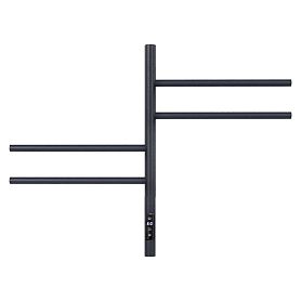 Полотенцесушитель Vincea VTD-1S1CGE 43x60 электрический, цвет графит - фото 1