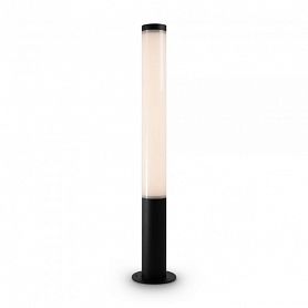 Уличный светильник Maytoni Ginza O041FL-L30B3K, арматура черная, плафон пластик белый - фото 1