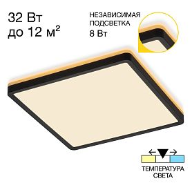 Накладной светильник Citilux Norma CL748K301, арматура черная - фото 1