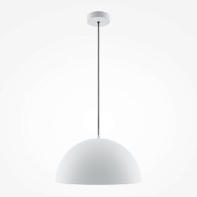 Подвесной светильник Maytoni Basic colors MOD168PL-01W, арматура белая, профиль металл белый - фото 1