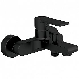 Смеситель Cersanit Brasko Black A63108 для ванны с душем, цвет черный - фото 1