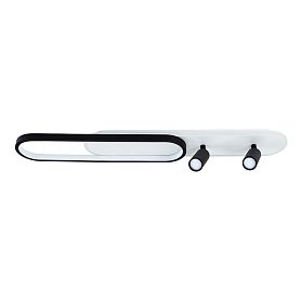 Потолочный светильник Arte Lamp Lucas A2600PL-32BK, арматура черный, плафон акрил белый - фото 1