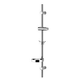 Штанга для душа Lemark LM8105C, с мыльницей, цвет хром - фото 1