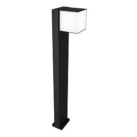 Ландшафтный светильник Arte Lamp Belgrade A5193PA-1BK, арматура черная, плафон пластик белый - фото 1