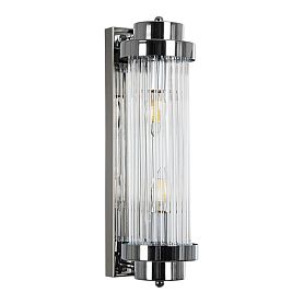 Настенный светильник Arte Lamp Hanna A1070AP-2CC, арматура хром, плафон стекло прозрачное - фото 1