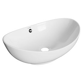 Раковина Mixline Wave Star 59x39 накладная, цвет белый - фото 1