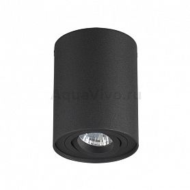 Точечный светильник Odeon Light Pillaron 3565/1C, арматура цвет черный, плафон/абажур металл, цвет черный - фото 1