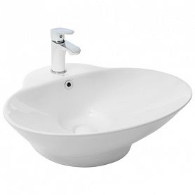 Раковина Weltwasser SK Elbach 3072 накладная, 59x48 см, цвет белый глянец - фото 1