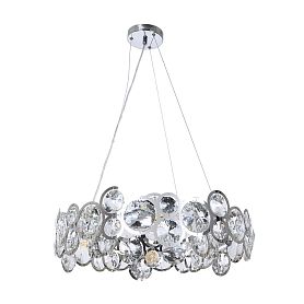 Подвесная люстра Arte Lamp Sarah A1062SP-6CC, арматура хром, плафон хрусталь прозрачный - фото 1