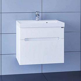 Тумба Санта Лондон 60 под раковину Classic, подвесная, с ящиками, цвет белый - фото 1