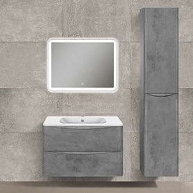 Мебель для ванной Vincea Paola 80, цвет бетон - фото 1