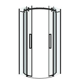 Душевой уголок Grossman Classic 301.K33.04.1010.21.00 100х100, стекло прозрачное, профиль черный матовый - фото 1