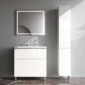 Мебель для ванной AM.PM Gem 80 напольная, цвет белый глянец - фото 1